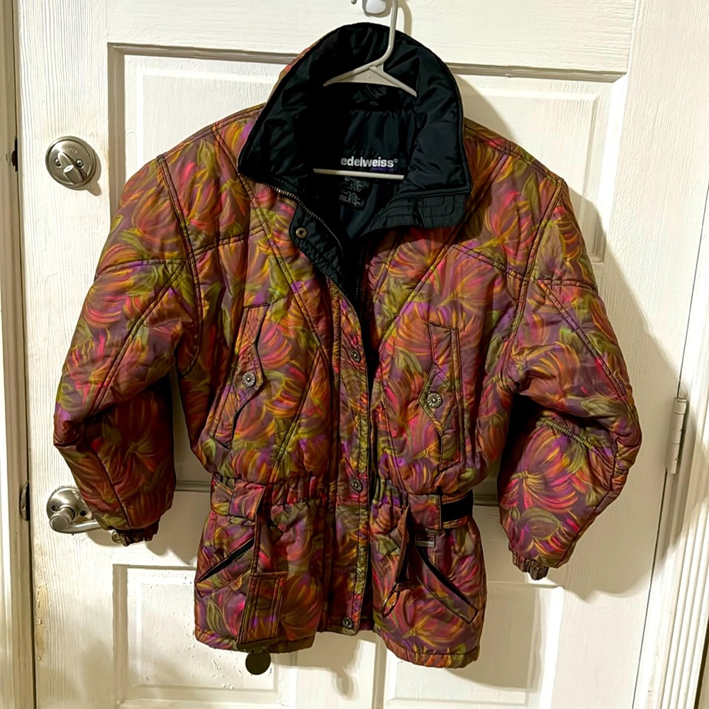 Vintage Edelweiss Ski Puffer Jacket